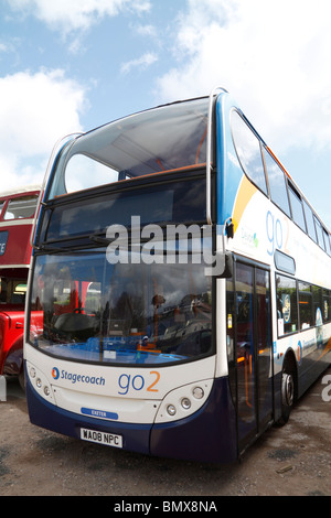 Double Decker Stagecoach Foto Stock