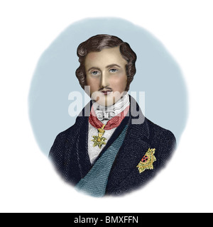 Prince Albert 1819 1861 Principe Consorte di Queen Victoria moderno Vignette da una incisione Foto Stock