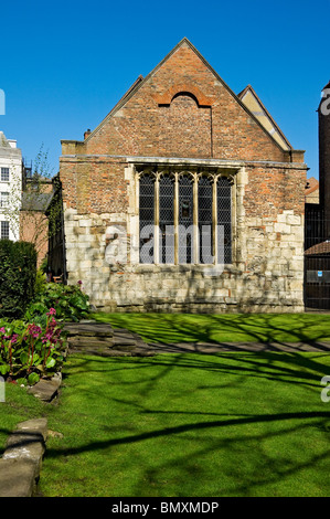 Merchant Adventurers' Hall in Spring York North Yorkshire Inghilterra Regno Unito GB Gran Bretagna Foto Stock