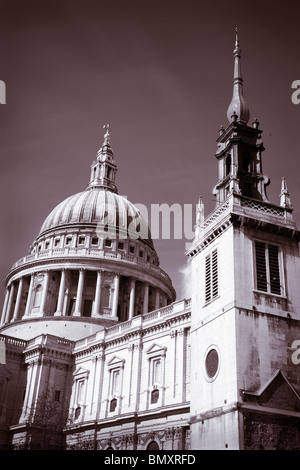 La Cattedrale di St Paul, Londra, Regno Unito Foto Stock