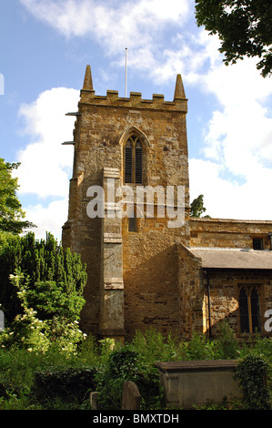 San Edmund re e martire Chiesa, Hardingstone, Northamptonshire, England, Regno Unito Foto Stock