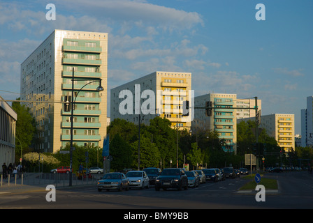 Karl-Marx-Allee avenue Friedrichshain di Berlino est Europa Germania Foto Stock