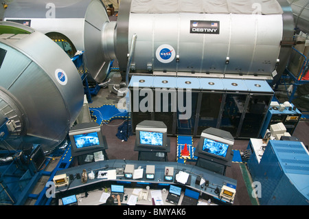 Texas Houston, NASA Space Center Houston, Johnson Space Center, il veicolo spaziale Mockup Facility Foto Stock