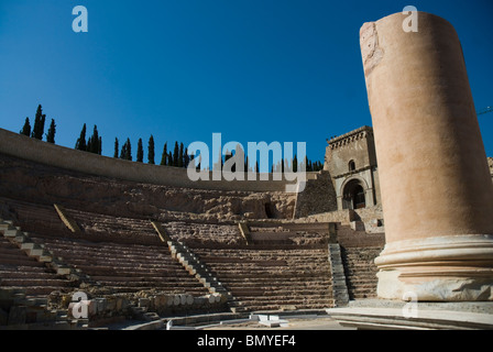 Teatro romano della città di Cartagena Murcia Regione Spagna Teatro Romano. CARTAGENA CIUDAD Regione Murcia España Foto Stock