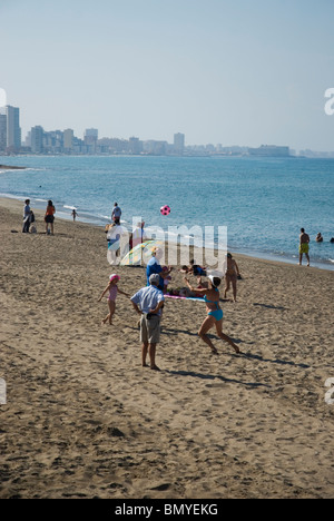 La Manga del Mar Menor beach CARTAGENA Regione Murcia Spagna Foto Stock