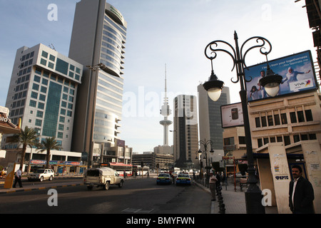 Streetview in Kuwait City Foto Stock