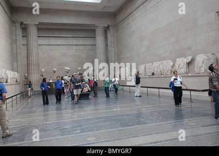 Il Partenone camere nel British Museum Bloomsbury Londra Inghilterra GB UK Foto Stock