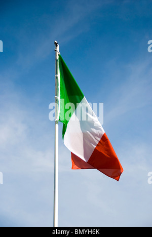 Bandierina dell'Italia Foto Stock