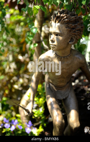 Un giardino figurina Foto Stock