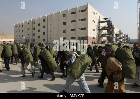 Nazionale dell'Esercito afgano (ANA) trainingschool a Kabul. Foto Stock