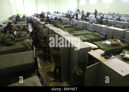 Nazionale dell'Esercito afgano (ANA) trainingschool a Kabul. Foto Stock