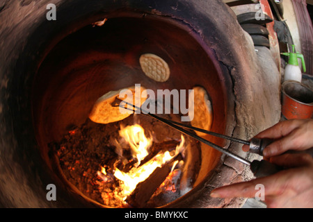 Panificio a Kabul, Afghanistan. Foto Stock