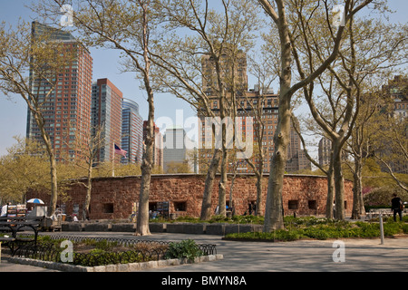 Castle Clinton nel Battery Park, New York Foto Stock