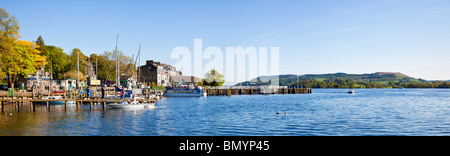 Lago di Windermere a Ambleside Pier Waterhead Lake District Cumbria Inghilterra England Regno Unito Foto Stock