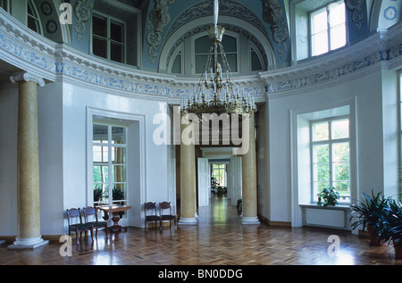 La lettonia,Zemgale regione,Mezotne Palace stile classico (1797-1802),interno Foto Stock