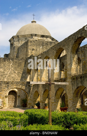 San Jose la missione di San Antonio Texas Foto Stock