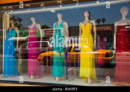 Moda, negozio di abbigliamento, Mellrose Avenue, Los Angeles, California, Stati Uniti d'America Foto Stock