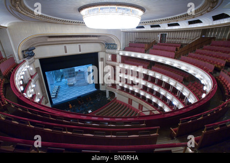 Opera di Vienna auditorium principale, Vienna, Austria Foto Stock