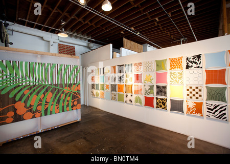 Santa Fe Colony Art Open House, Los Angeles, California, Stati Uniti d'America Foto Stock