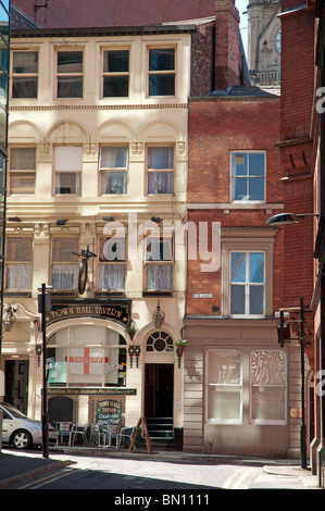 Town Hall taverna, Tib Lane, Manchester, UK.tradizionale city center pub aperto nel 1820's Foto Stock