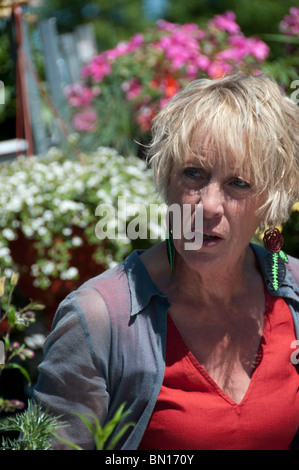 Carol Klein, BBC Radio e televisione, presentatore del mondo giardinieri Foto Stock