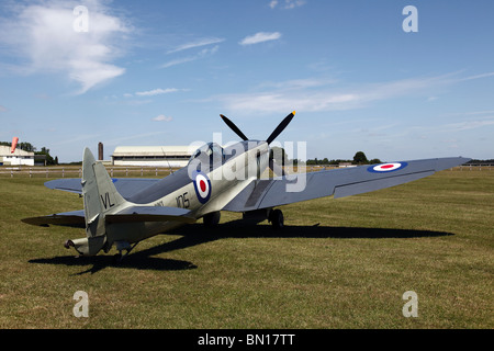 Un Supermarine Seafire all'Airshow di Cotswold a Kemble airfield nel 2010 Foto Stock