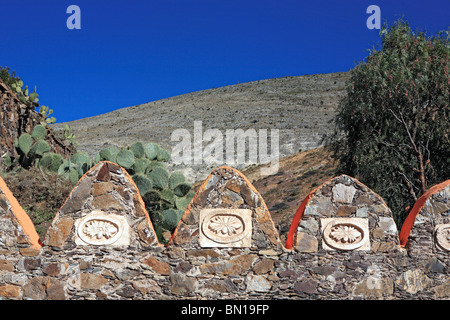 Antica città mineraria, Real de Catorce, stato di San Luis Potosí, Messico Foto Stock