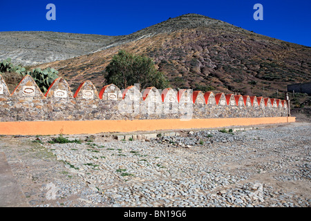 Antica città mineraria, Real de Catorce, stato di San Luis Potosí, Messico Foto Stock