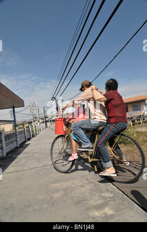 Lo stile di vita dei residenti a Pulau Ketam o Carey isola a Kuala Selangor, Malaysia Foto Stock