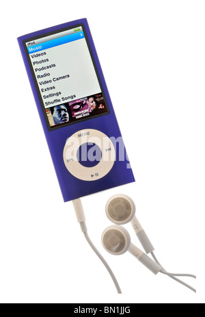 Ipod nano lettore musicale portatile, ipod nano di quinta generazione Foto Stock
