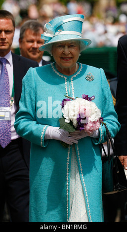 La regina di Wimbledon Wimbledon 2010 Londra Inghilterra 24 Giugno 2010 Foto Stock