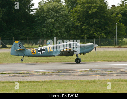 Messerschmitt 108 aerei si prepara a prendere il via a Biggin Hill in Kent England Foto Stock