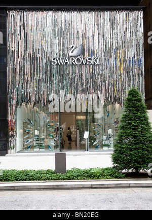 Swarovski store in Ginza Tokyo Giappone. Foto Stock