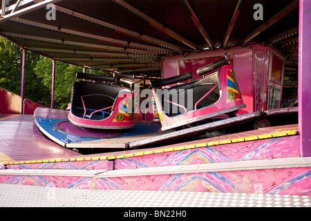 Fairground Ride - waltzer Foto Stock