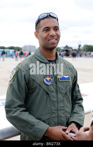 Air Show la dimostrazione delle forze armate degli Stati Uniti a Selfridge Air Force Base in Mt Clemens Michigan Foto Stock