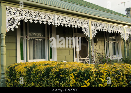Stile Victorian House, Yarraville, Melbourne, Australia Foto Stock
