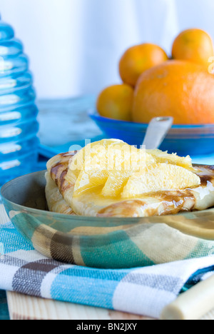 Crepes suzette Foto Stock