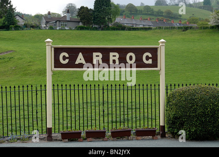 Llangollen Railway, stazione Carrog, Wales, Regno Unito Foto Stock