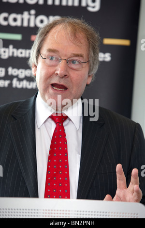 Assessore Mike Whitby leader di Birmingham City Council Foto Stock