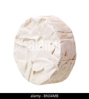 Camembert - Formaggio Brie isolato su bianco Foto Stock