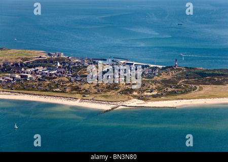 Vista di Hoernum, Sylt, Germania, vista aerea Foto Stock