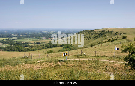 Ditchling Beacon Foto Stock