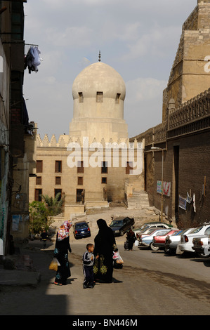 Intorno di Ibn Tulun mosque , shar'a Tulun Bay, il Cairo, Egitto Foto Stock