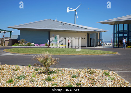 Portland Marina in Osprey Quay, parte della sede per ospitare le Olimpiadi 2012 eventi in barca a vela Foto Stock