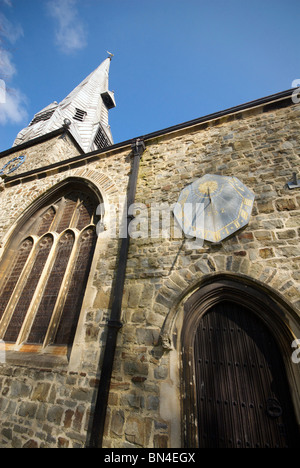 Barnstable Devon UK Chiesa Parrocchiale Meridiana Foto Stock