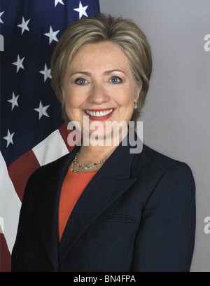 Il segretario di Stato Hillary Rodham Clinton Foto Stock