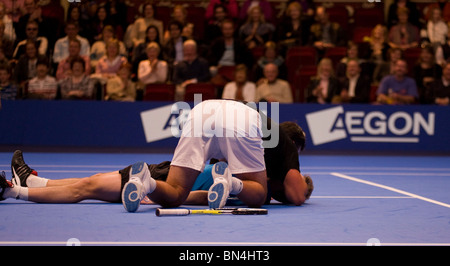 Londra Inghilterra, Dicembre 2010 ATP Aegon Masters di tennis torneo tenutasi nella Royal Albert Hall di Londra. Foto Stock