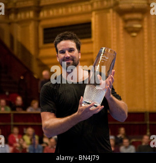 Londra Inghilterra, Dicembre 2010 ATP Aegon Masters di tennis torneo tenutasi nella Royal Albert Hall di Londra. Foto Stock
