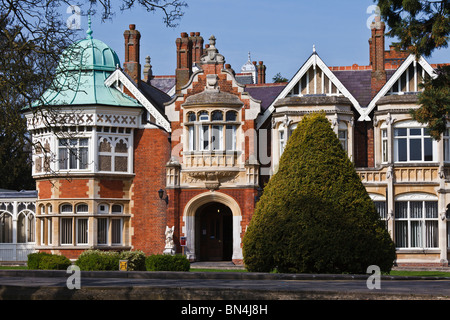 Bletchley Park in Milton Keynes, casa della II guerra mondiale gli interruttori di codice. Foto Stock