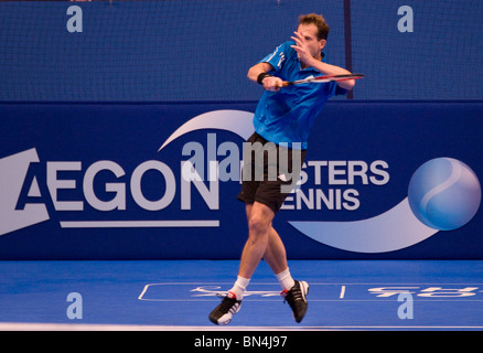 Londra Inghilterra, Dicembre 2010 ATP Aegon Masters di tennis torneo tenutasi nella Royal Albert Hall di Londra. Foto Stock